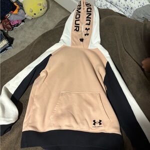 Under Armour Peach and Black Hoodie